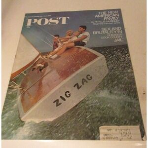 Saturday Evening Post Magazine 7-13-1968 "The New American family" Very Good